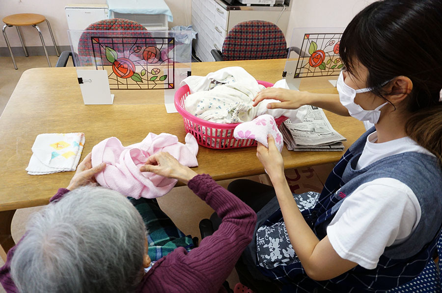 新人ヘルパーの働きぶり