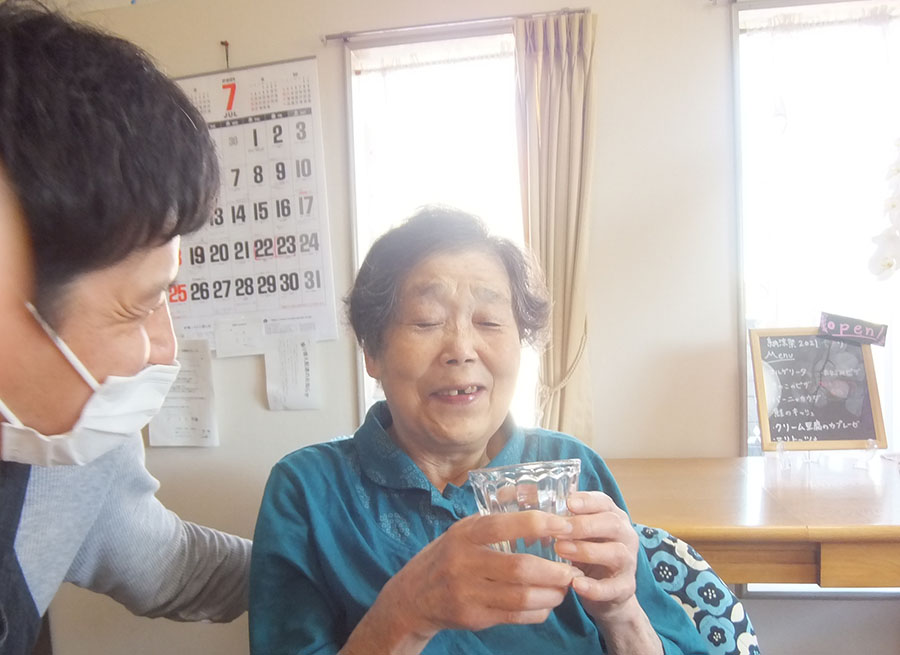 梅シロップジュース