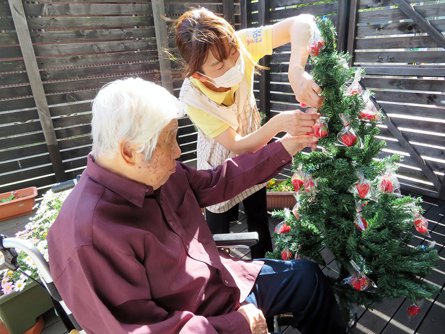 今年はツリーでイチゴ狩りー!